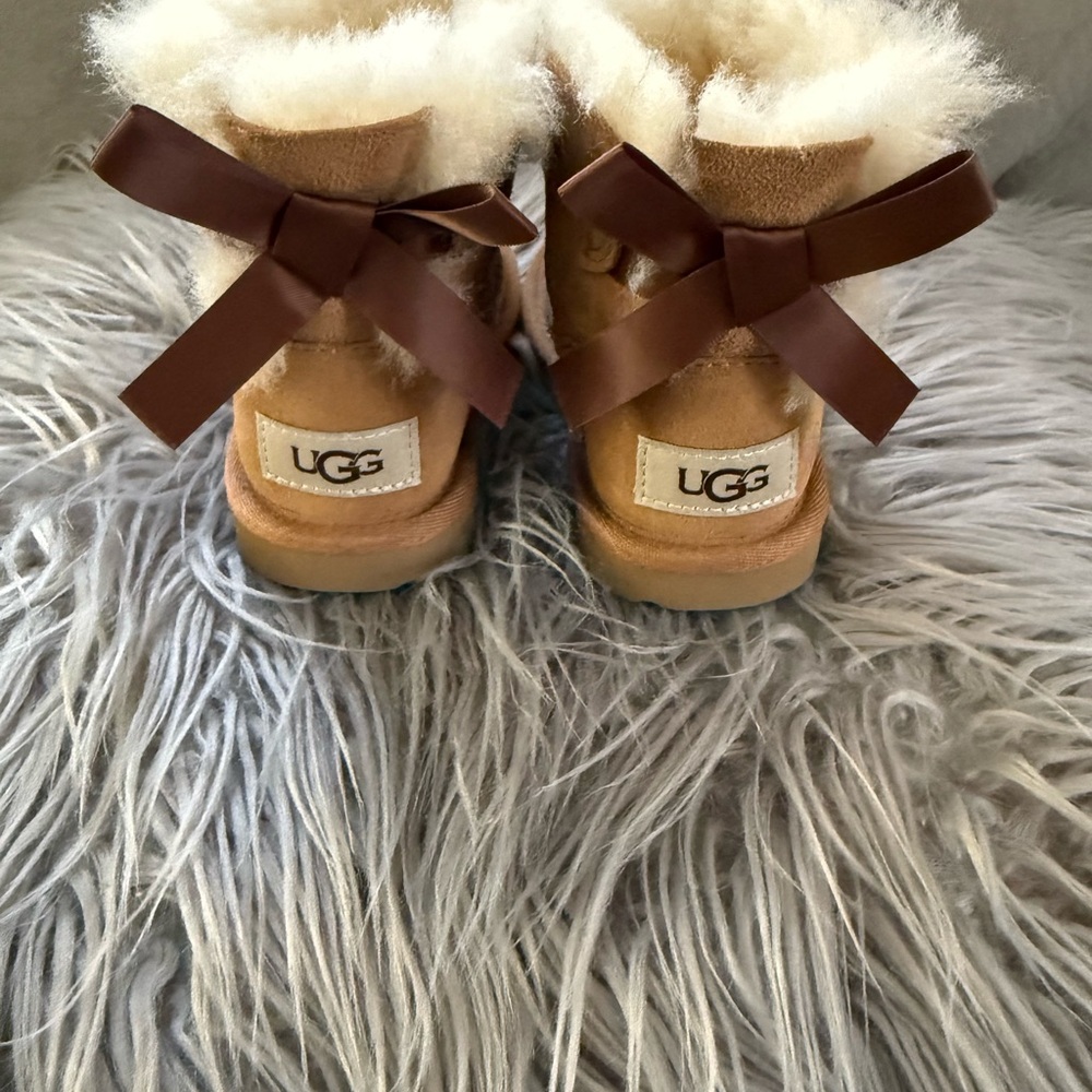 UGG Kids Boots with Tan and Brown Accents